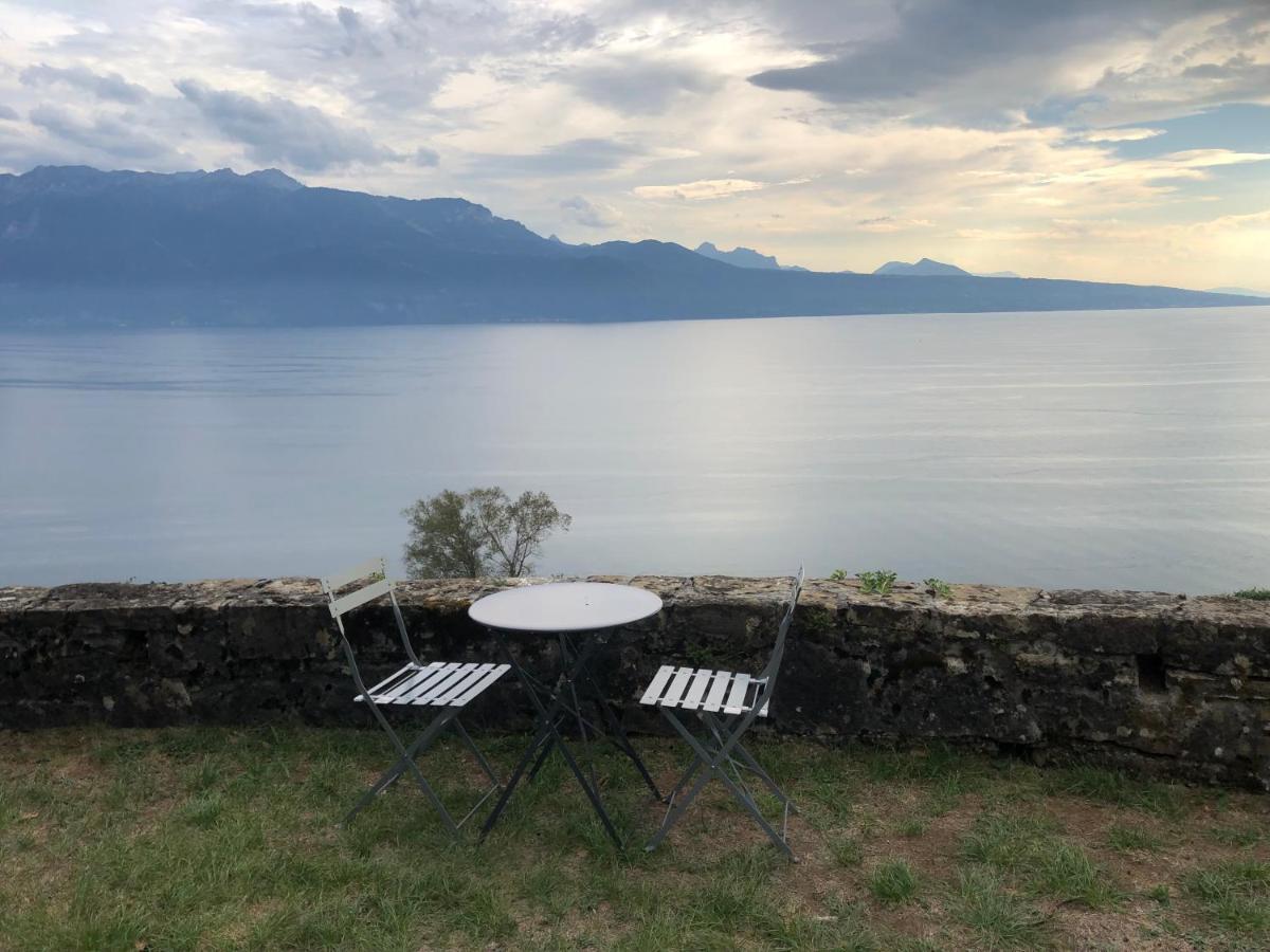 Room With 360° View Overlooking Lake Geneva And Alps Puidoux Экстерьер фото